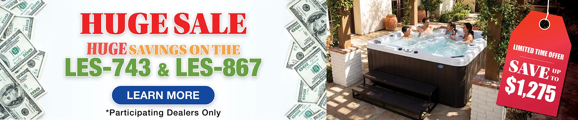 Calspas hot tub being used in a family setting - West Allis